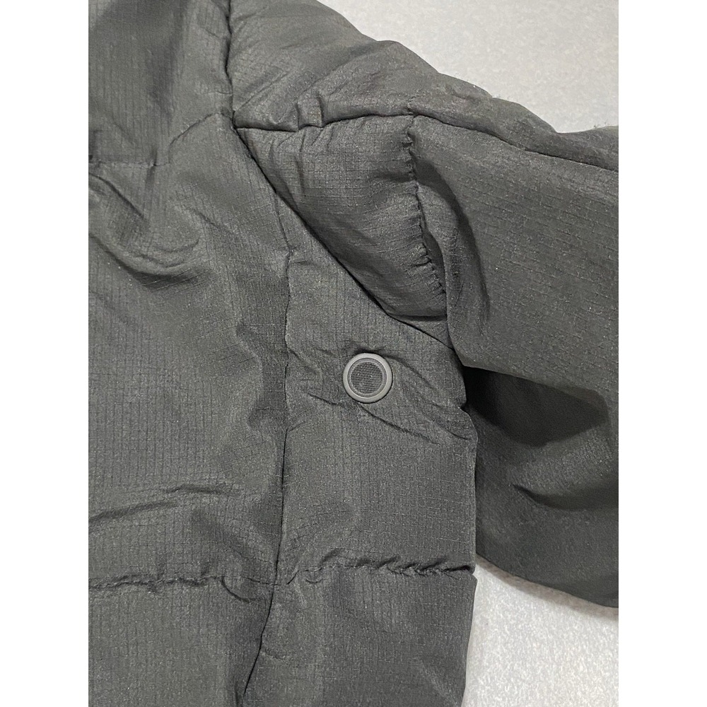 Zara DNWR Mens Black Ripstop Hooded Puffer Jacket Size M Quilted Techwear - Picture 11 of 11